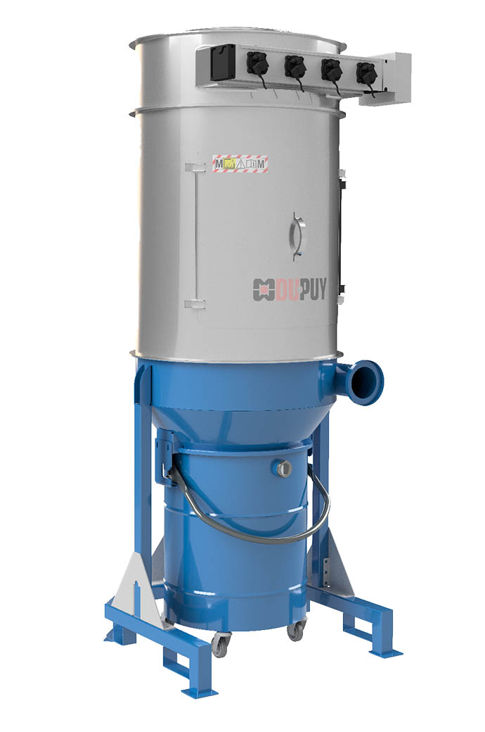 Bagfilter 160 Silosy filtrujące z okrągłymi workami rękawowymi i filtrami do drobnego pyłu